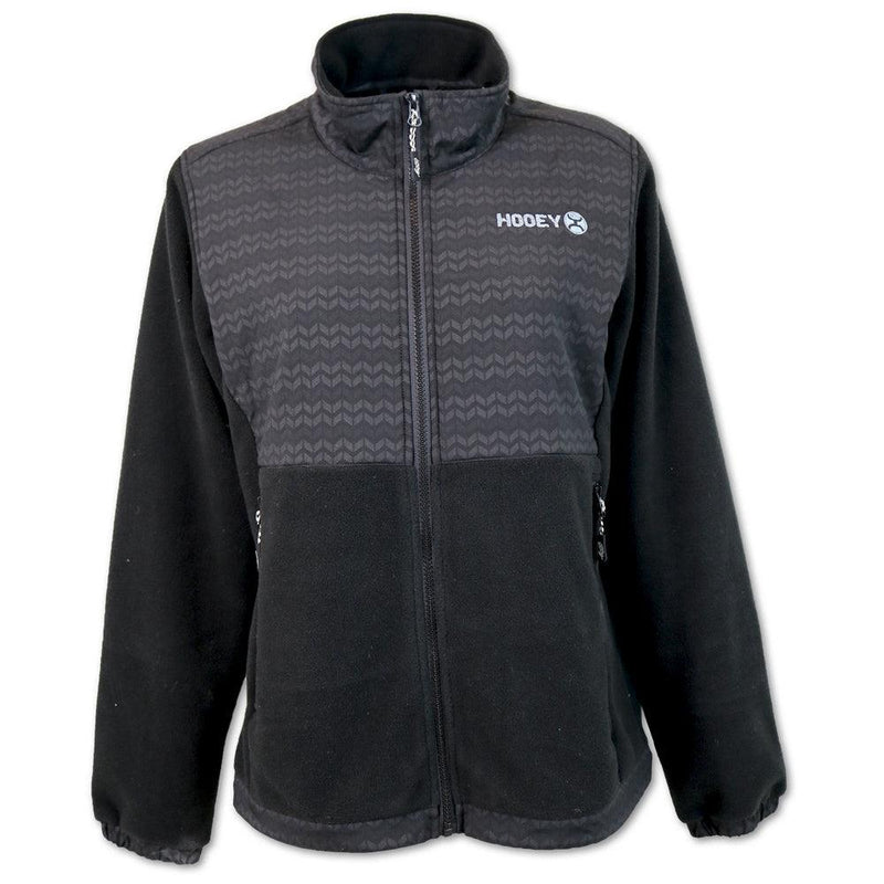 Fleece Jacket - Black/Aztec