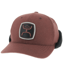 "Out Cold" Hat, Maroon/Black