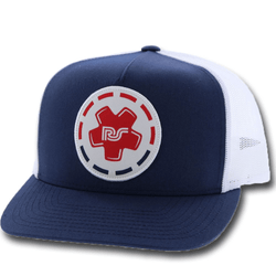 "Rocker Steiner" Hat, Navy/White