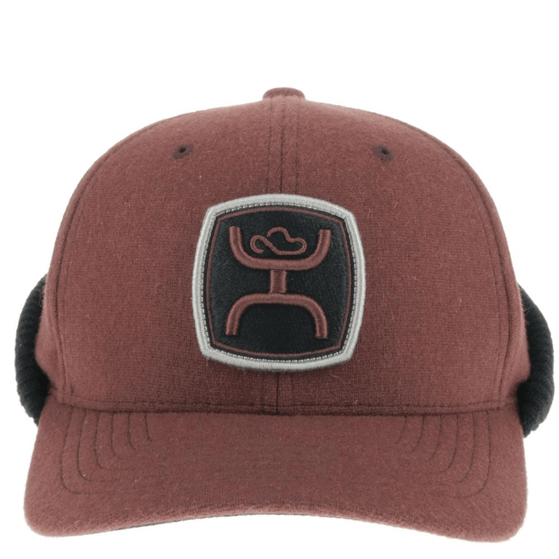 "Out Cold" Hat, Maroon/Black